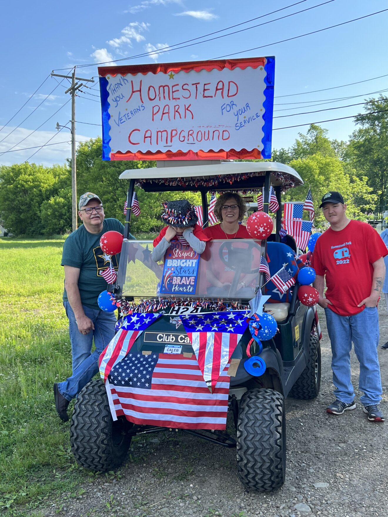 Memorial Day Parade Homestead Park Campground